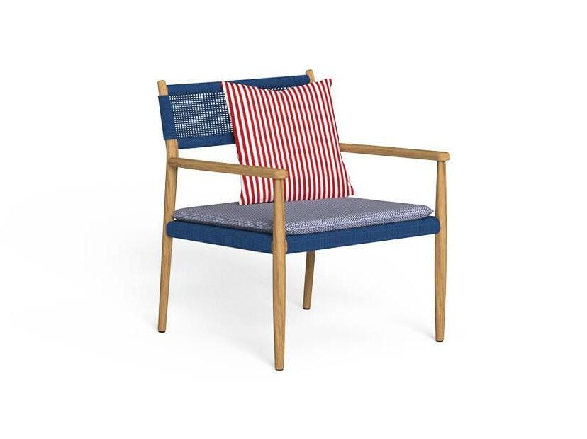 Садовое кресло из тикового дерева с подлокотниками Talenti водолазка ARCH-00074615 - Вид №4