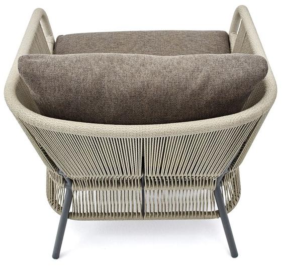 Varaschin Веревочное садовое кресло с подлокотниками Cricket 2995 - Вид №7