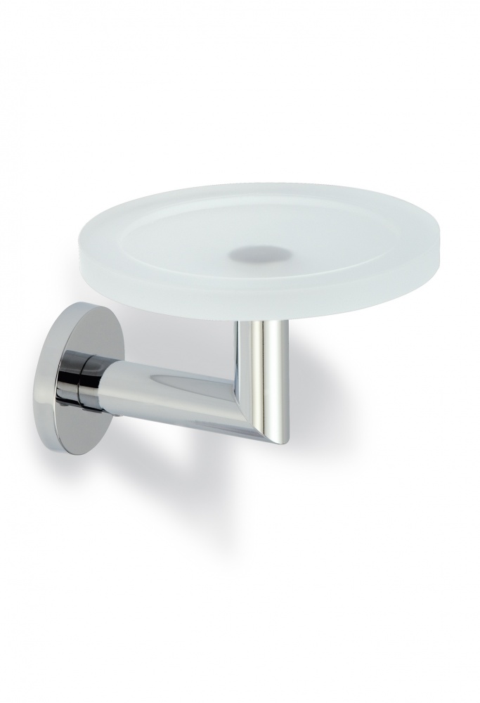 ME09(08) Stil Haus Medea, настенная стеклянная мыльница, цвет хром