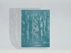 IMPACT ACOUSTIC® Звукопоглощающая подвесная офисная перегородка из переработанного пластика Forest