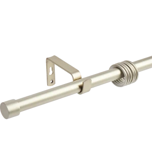 Настенный карниз раздвижной однорядный Orbis d19/16 мм 180-360 см металл цвет бежевый