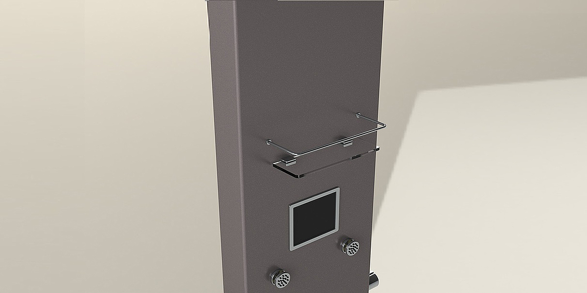 Паровая кабина SENSEEASE 100х100 см HOESCH SSQLB - Вид №2