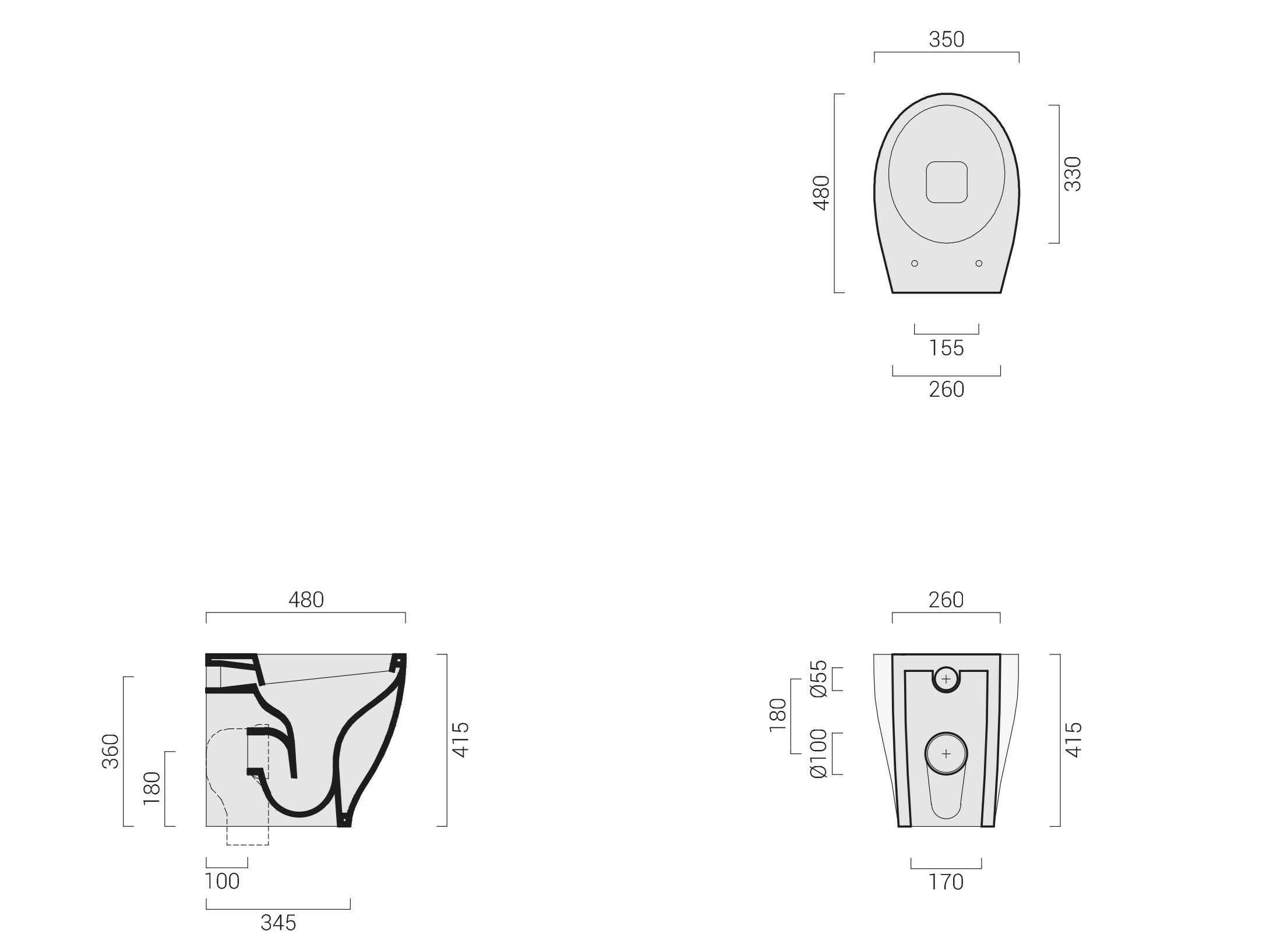 Керамическая сантехника Domus Falerii Rascalzone ARCH-00045112 - Вид №5