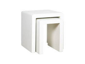 Штабелируемый журнальный столик из гипса