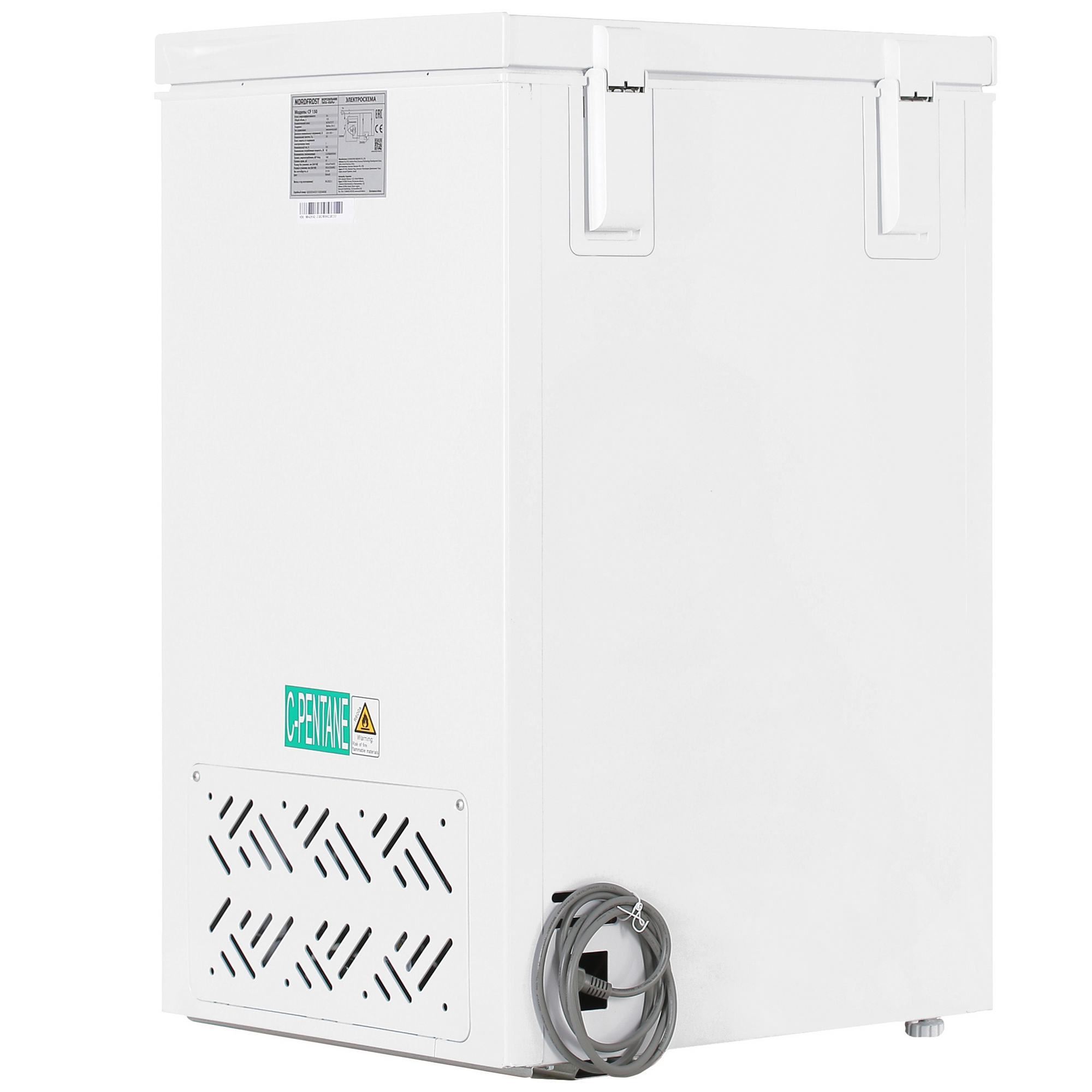 5368260 Морозильный ларь Nordfrost CF150 белый STDN-0093588 - Вид №4