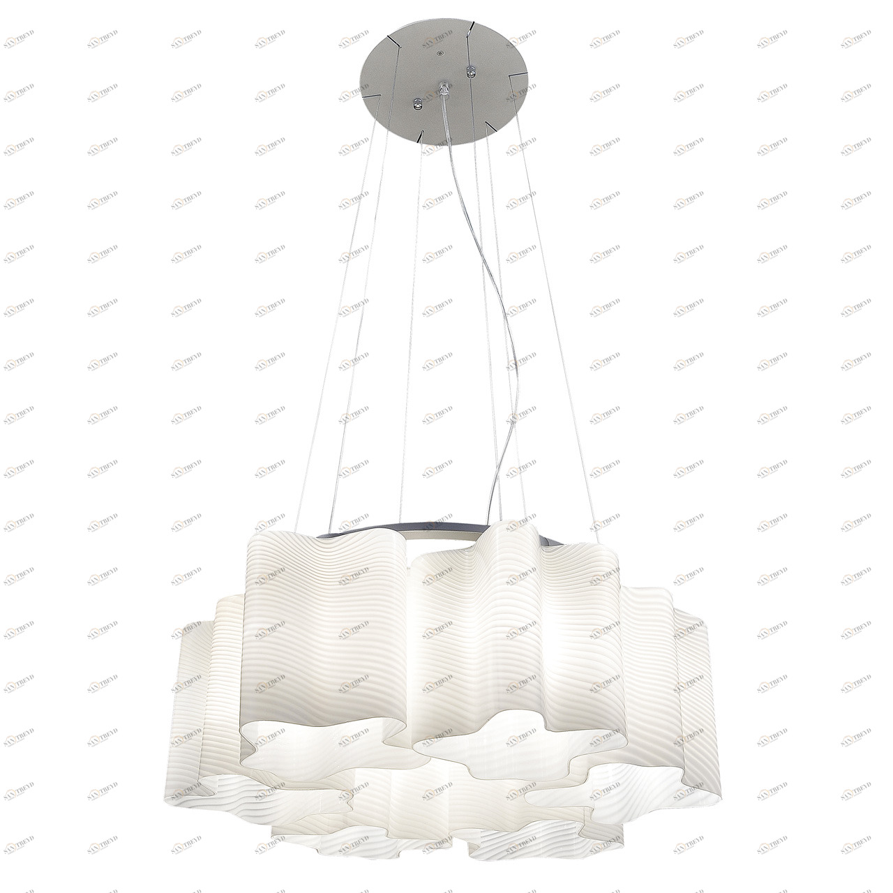 Подвесная люстра Lightstar Nubi Ondoso 802161 LIGHTSTAR ДИЗАЙНЕРСКИЕ, NUBI ONDOSO 056296 Белый 