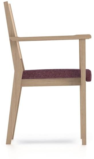 PIAVAL Штабелируемый тканевый стул с подлокотниками Swing | health & care 32-15/3 - Вид №2