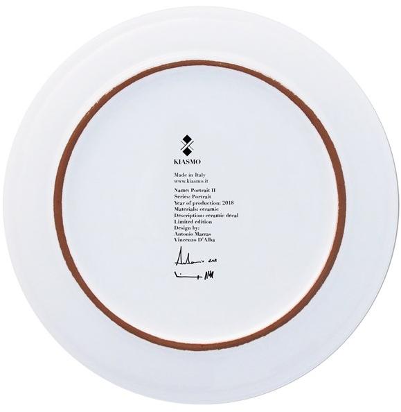Kiasmo Керамическая тарелка Portrait K+mp2 - Вид №2