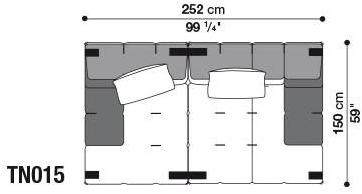 B&B Italia Модульный тканевый диван Tufty-too sun-id-1436231 - Вид №36