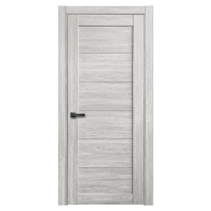 Комплект двери Тренто глухая 60x200 см ПВХ цвет дуб европейский серый с добором 200 мм