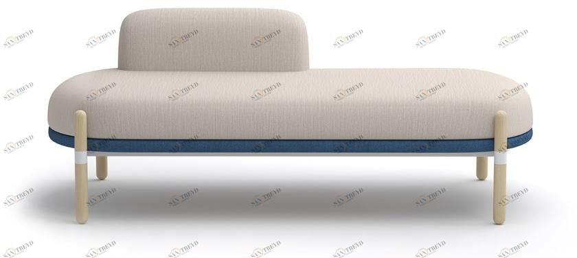 Casala Скамья из ткани со спинкой Capsule 4236/08, 4236/09