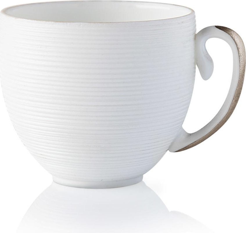 66812 JL Coquet Чашка для мокко 70мл "Хемисфер" (платиновый) Фарфор 