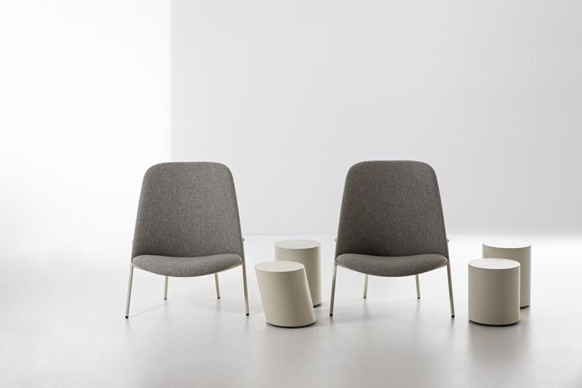 La Cividina Кресло из ткани с высокой спинкой Phar lap 1160 - Вид №2