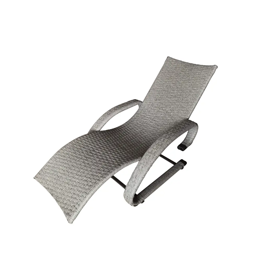 Шезлонг Ницца 155x73x86 см сталь серый Santreyd STLM-2174232 - Вид №1