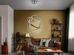 084375 Подвесной светильник Ø50 хром Schuller Celine