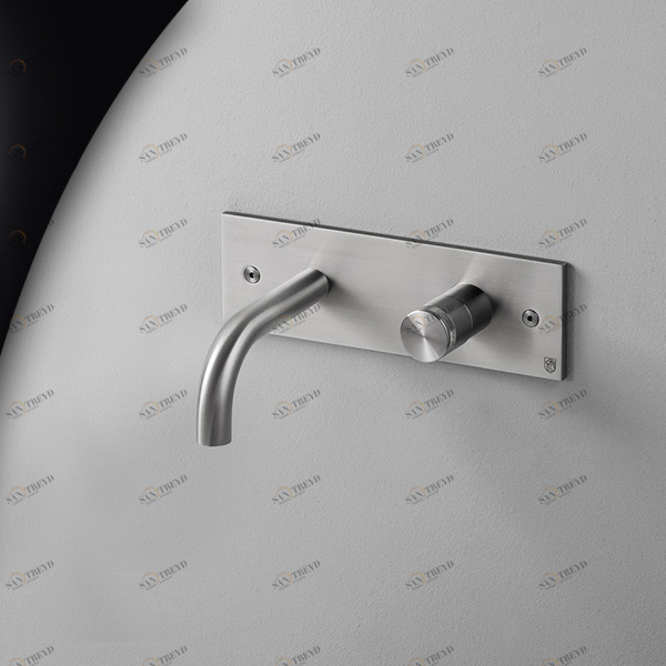 Смеситель для раковины HIRO HIR20S серебристый матовый Radomonte