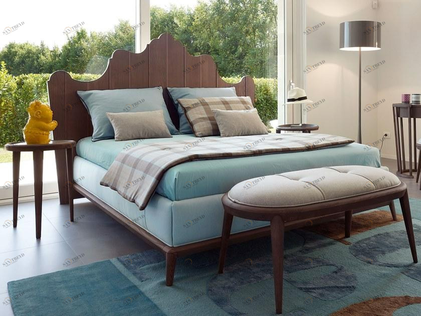 VOLPI Деревянное изголовье для двуспальной кровати Contemporary living 8nle-006-0in