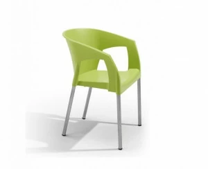 Adico Штабелируемый садовый стул из полипропилена с подлокотниками