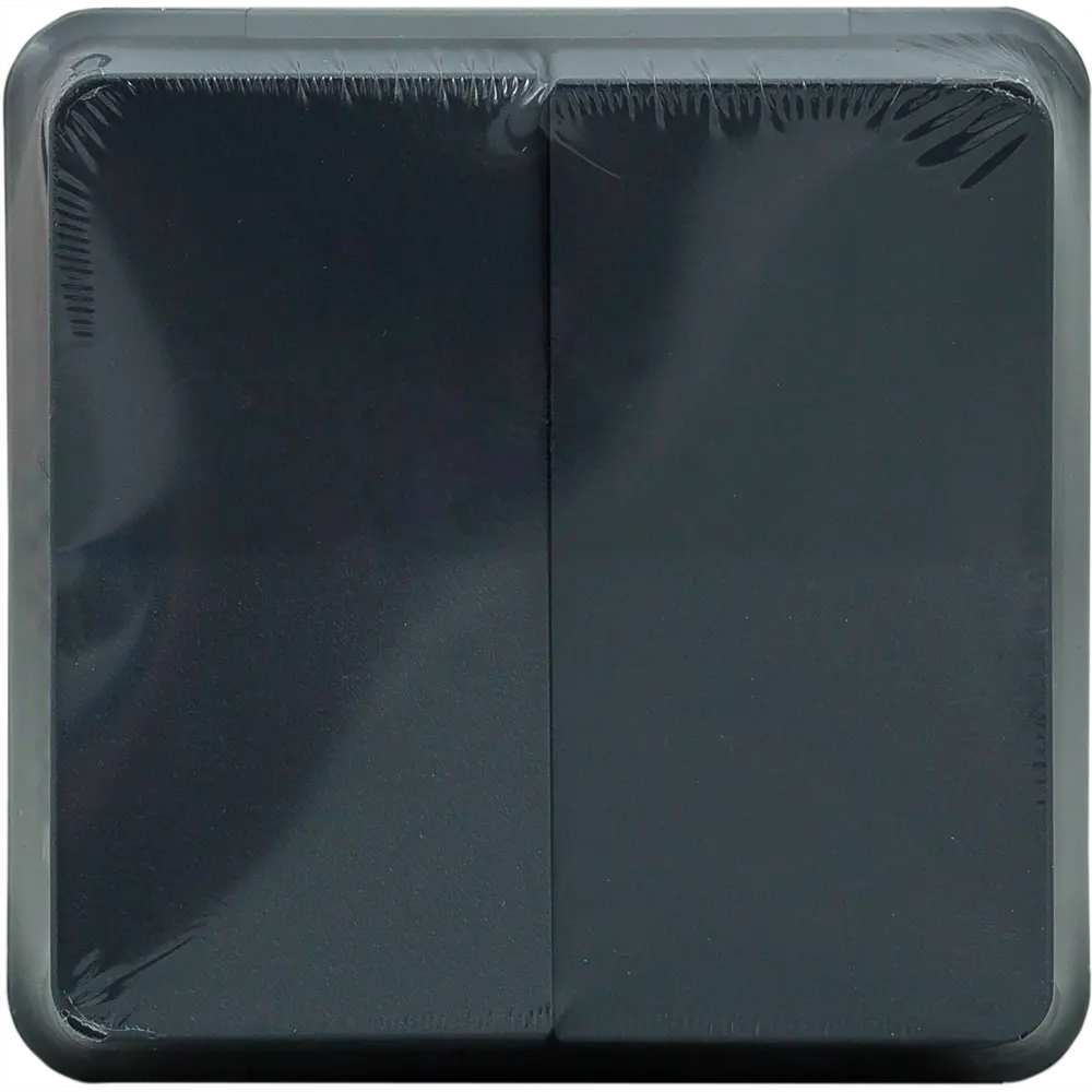 Переключатель накладной влагозащищенный Systeme Electric Mureva Styl 2 клавиши IP55 цвет антрацит 82307248 STLM-2019242 - Вид №4