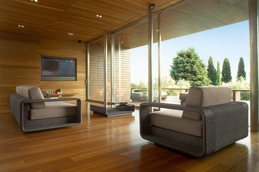 Roberti 3-местный модульный садовый диван из алюминия Hamptons sun-id-1401651 - Вид №2