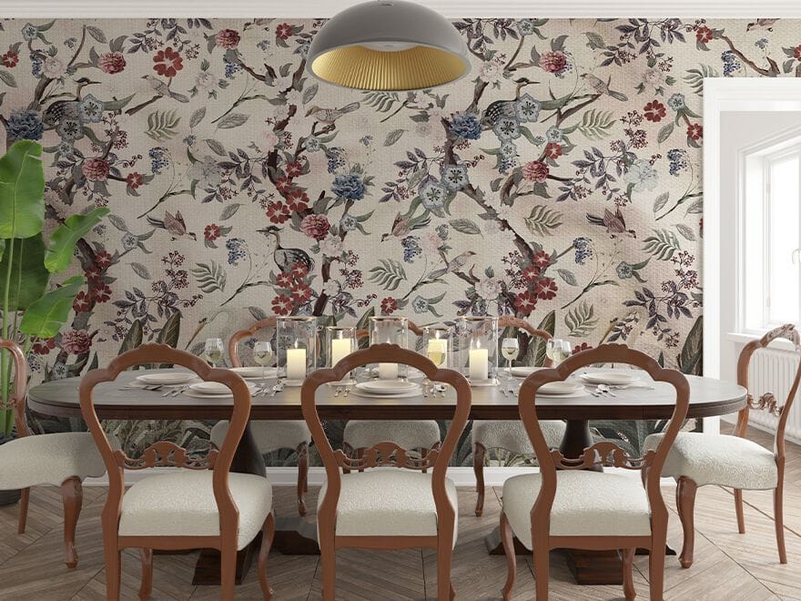 Обои с цветочными мотивами Creativespace Prêt-à-porter ARCH-00151769