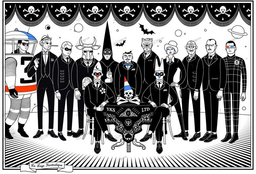 MOMENTI Авторский художественный принт Crazy home paintings Ho-006