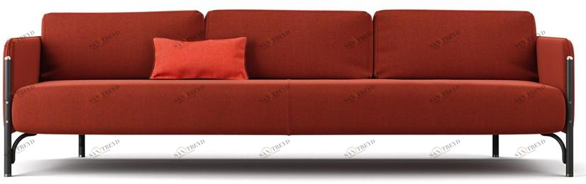 Wiener GTV Design 3-х местный тканевый диван Jannis sun-id-1378156