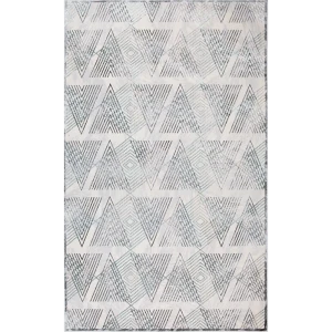 Ковер вискоза Эрин 1902G 160x235 см цвет светло-серый