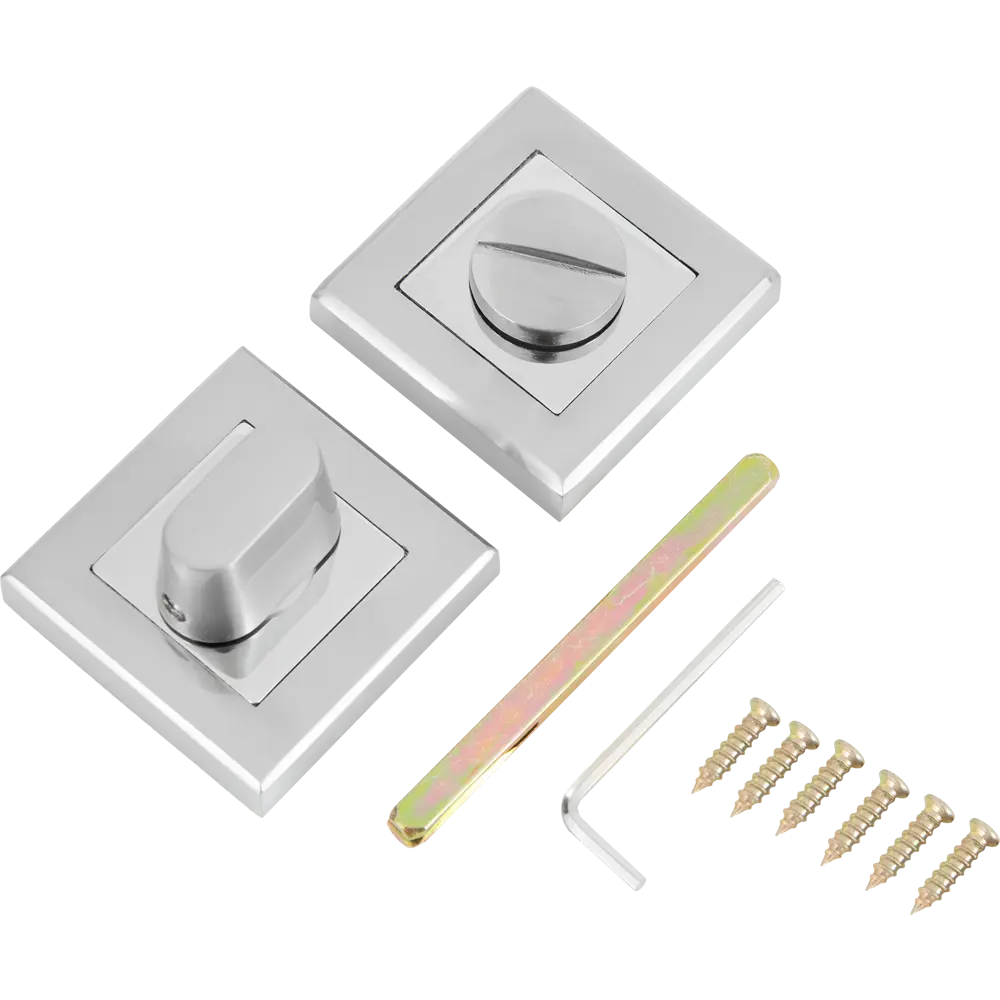 Накладка фиксатор Adden Bau WC Q003 цвет хром 84734253 STLM-2004141  - Вид №1