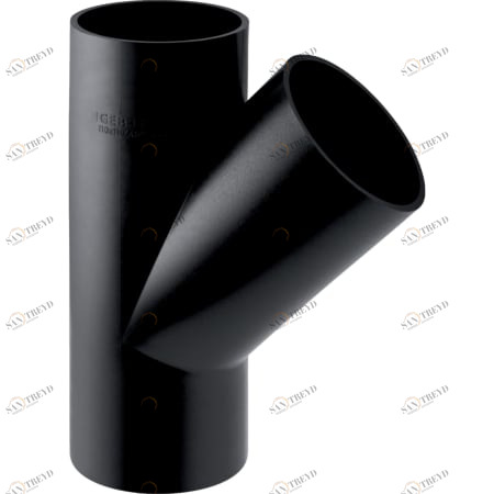 GEBERIT 370.139.16.1 Тройник Geberit PE 45° 