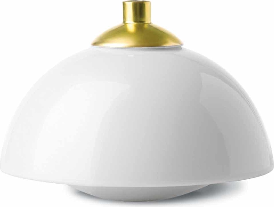 73076 Sieger by Furstenberg Ваза Sieger by Furstenberg "Искушение" 11см (лим.вып.250) (бело-золотист.) Фарфор, Керамика 