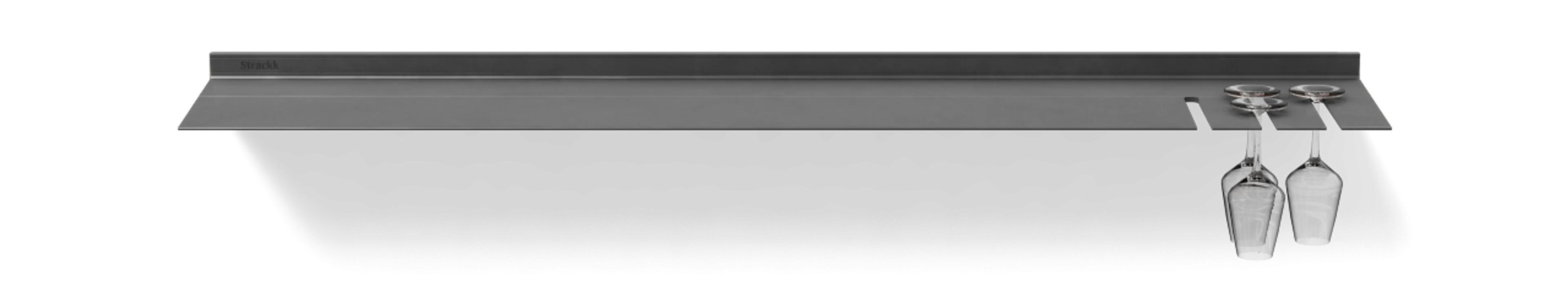 Кухонная полка с подстаканником Strackk KITCHEN SHELF WITH WINEGLASS RACK ARCH-00011382 - Вид №6
