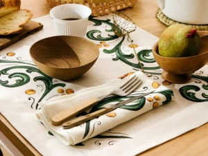 The NapKing Набор для завтрака (6 салфеток + 6 салфеток) Floral