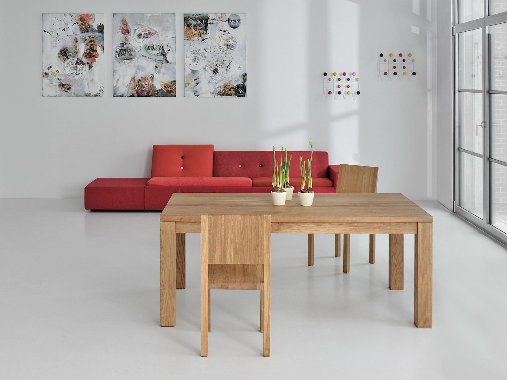 Прямоугольный стол из массива дерева Vitamin Design Cubus ARCH-00113195 - Вид №13