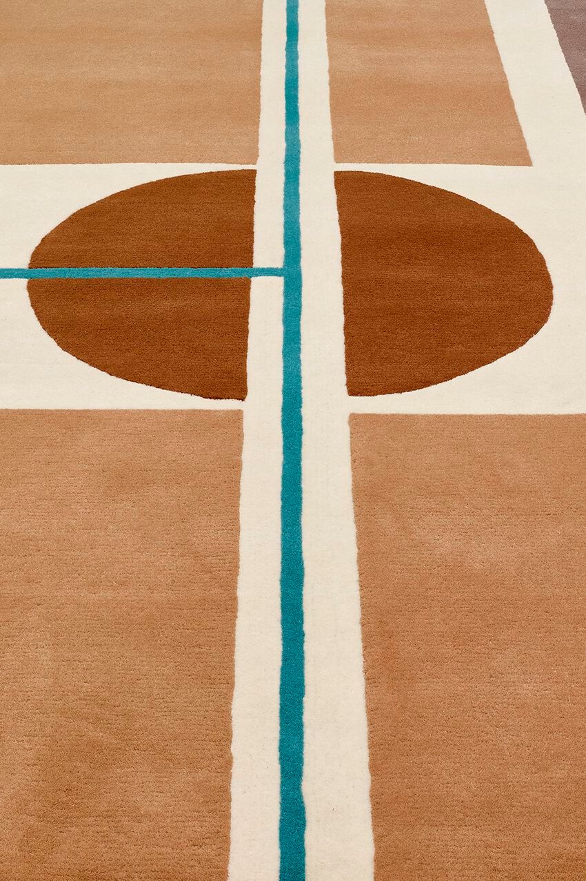 Шерстяной узор ручной работы ковер Toulemonde Bochart Ноэль Мариньо ARCH-00058535 - Вид №1