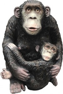 10957 ОБЕЗЬЯНКИ, скульптура из бетона LAB.Space  - Вид №1