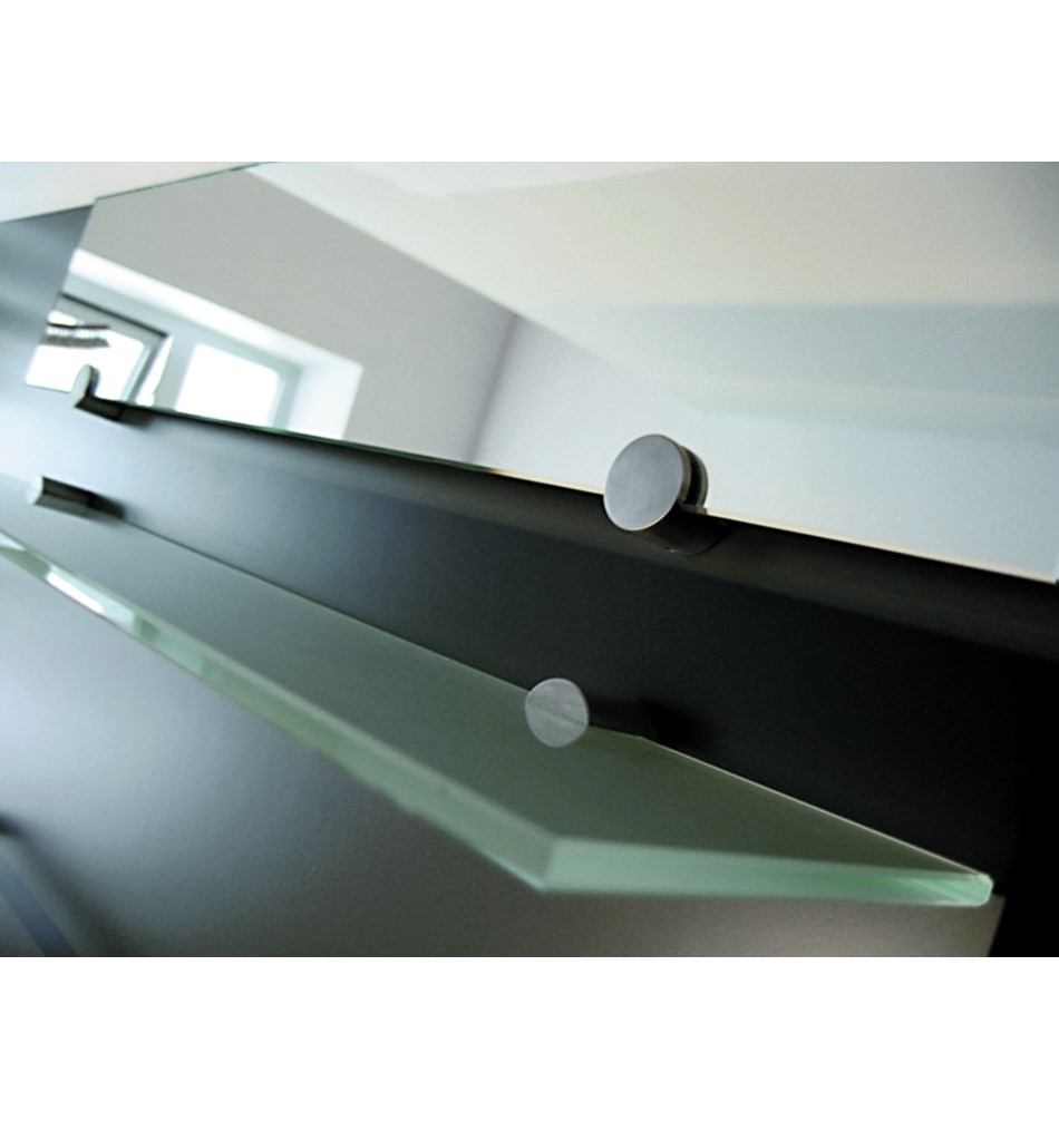 FROST Полкодержатель 1 » 2 шт. почищенный Нержавеющая сталь Матовый N1138  - Вид №3