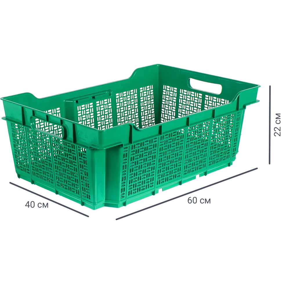 Santreyd Полимерный ящик для хранения и транспортировки 60x40x22 см 15111310 STLM-0005485