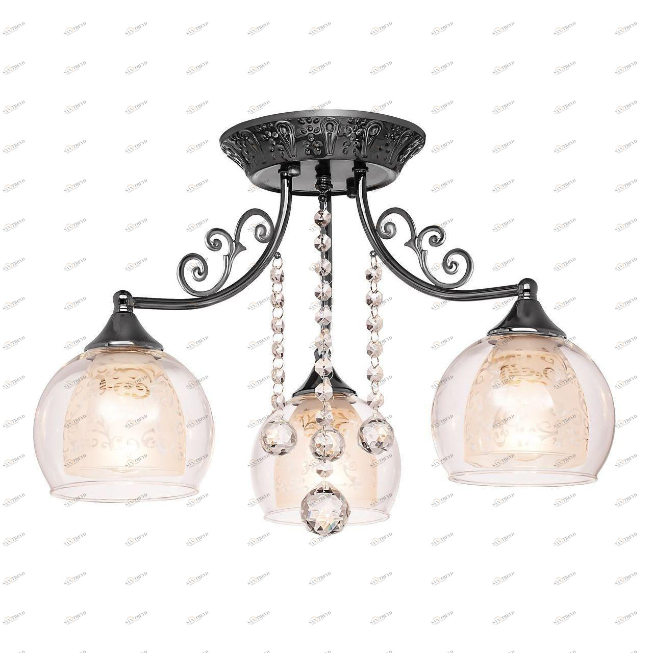 Потолочная люстра Silver Light Moonlight 133.59.3 SILVER LIGHT MOONLIGHT 183403 Белый 