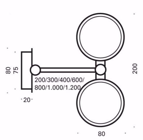 Top Light Регулируемый потолочный светильник с гибким кронштейном Puk wing sun-id-1355665 - Вид №4