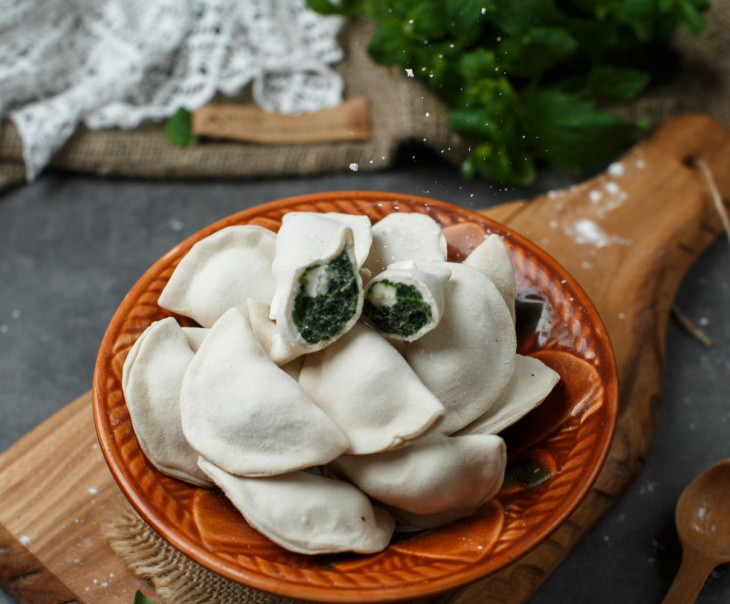 5876 Вареники со шпинатом и адыгейским сыром Вкусляндия  - Вид №2