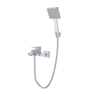 89398607 Смеситель для ванны Iddis BRESB00i02 однорычажный с лейкой и шлангом цвет хром