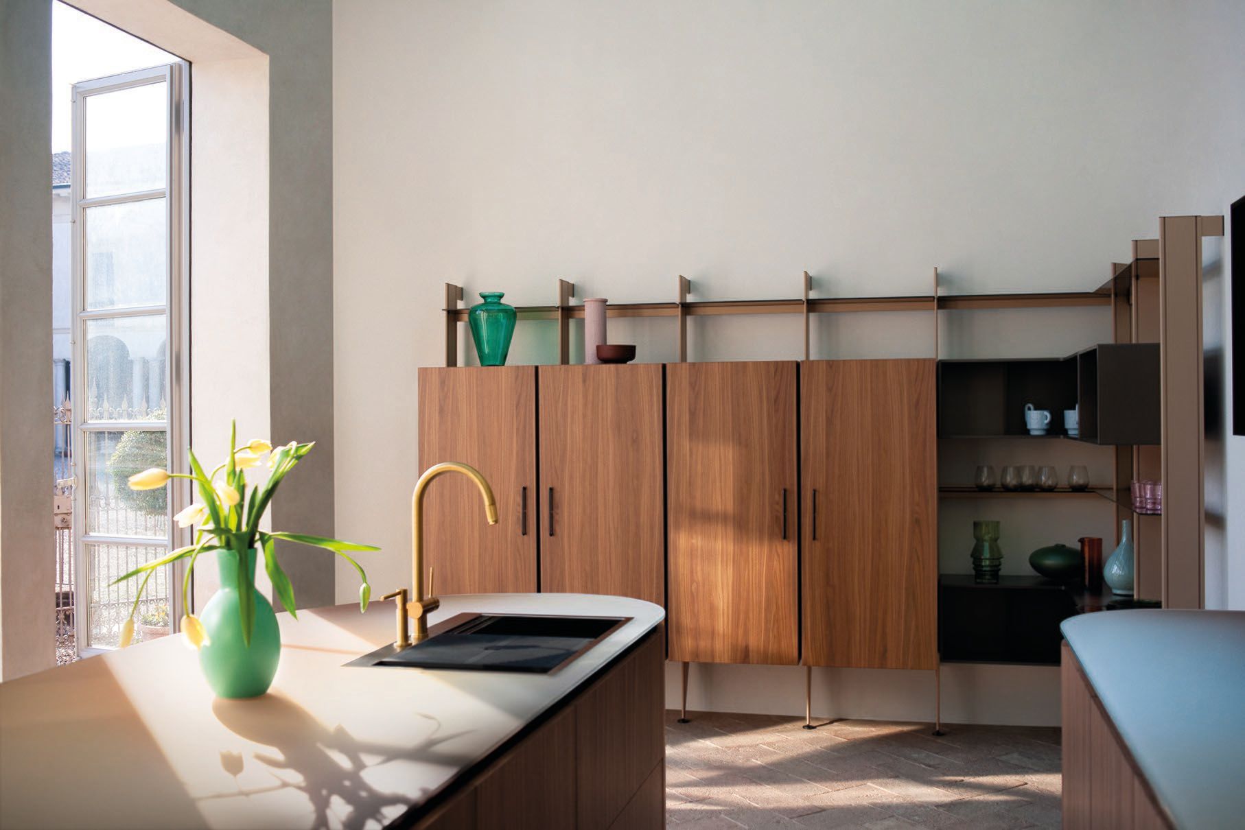 Деревянная секционная кухня с островом Cesar Tangram ARCH-00062973 - Вид №8