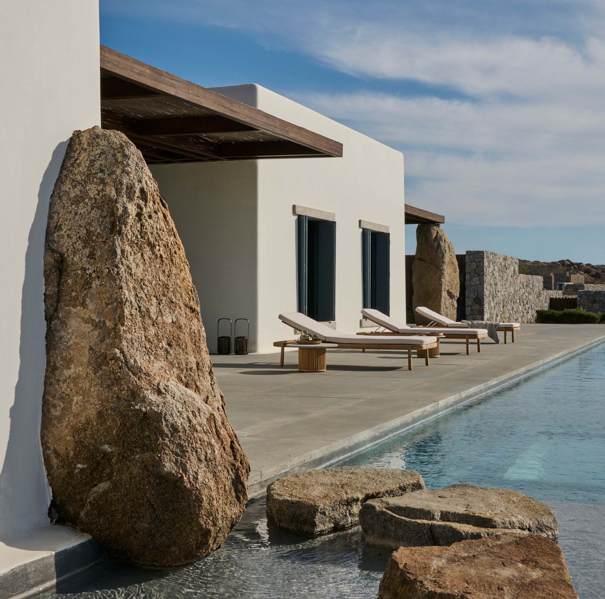 Садовая кровать с откидной спинкой из тикового дерева TRIBÙ Ukiyo ARCH-00121305 - Вид №2