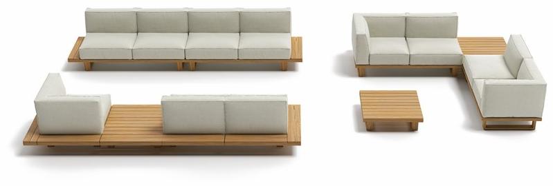 Atmosphera Садовое кресло из тика и ткани 9.zero 9.0.m1.mc - Вид №2