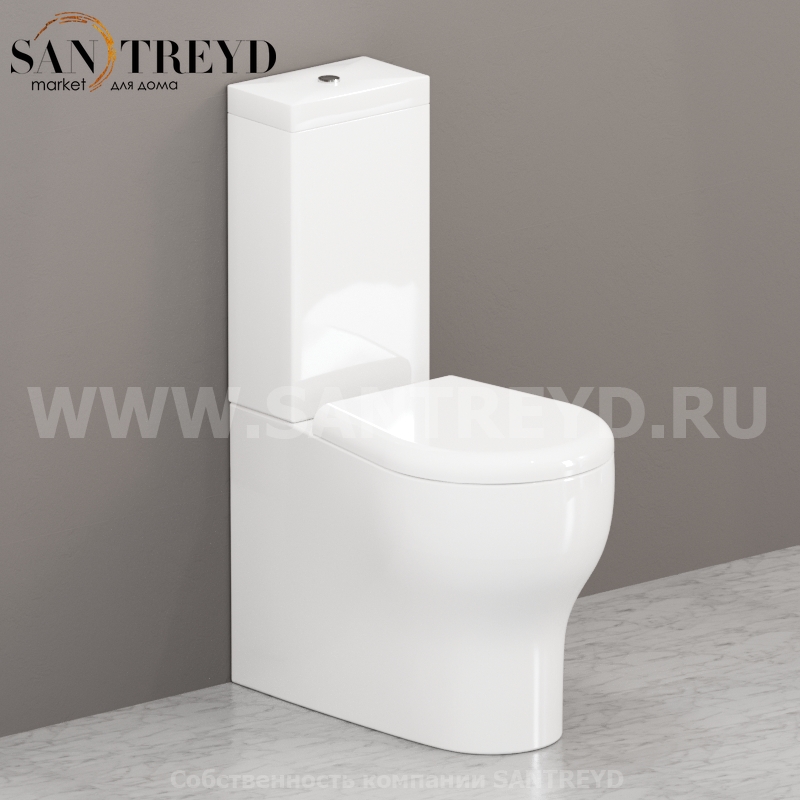 451701 Компакт унитаз с бачком Белый Kerasan K09 Италия