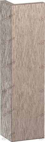 LC589901111 L-Cube Доборная планка для шкафчика L-Cube Кашемировый дуб Duravit