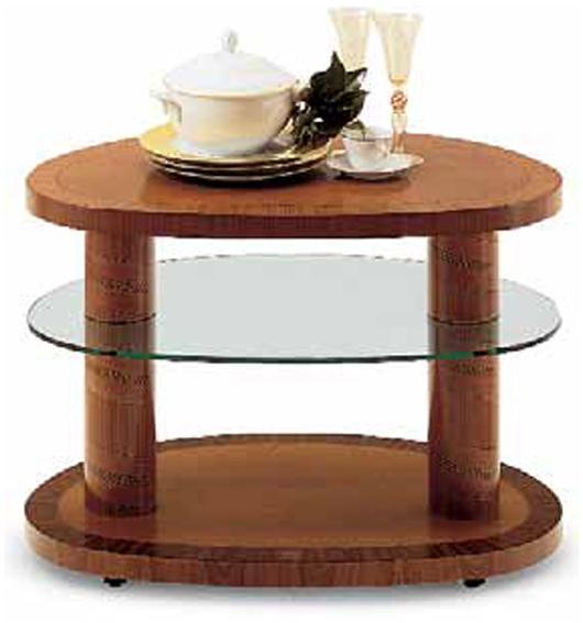 Орех тумба под телевизор на колесиках Zebrano Tl23 Santreyd - Вид №1