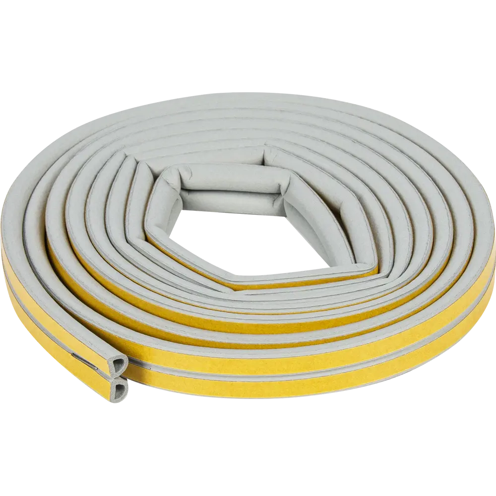 Уплотнительная лента Axton D-профиль для окон и дверей 6 метров 82246060 STLM-0022987