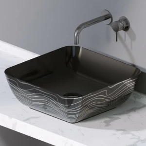 L602411P Накладная раковина на столешницу  прямоугольная A. e T. Italia ELITE